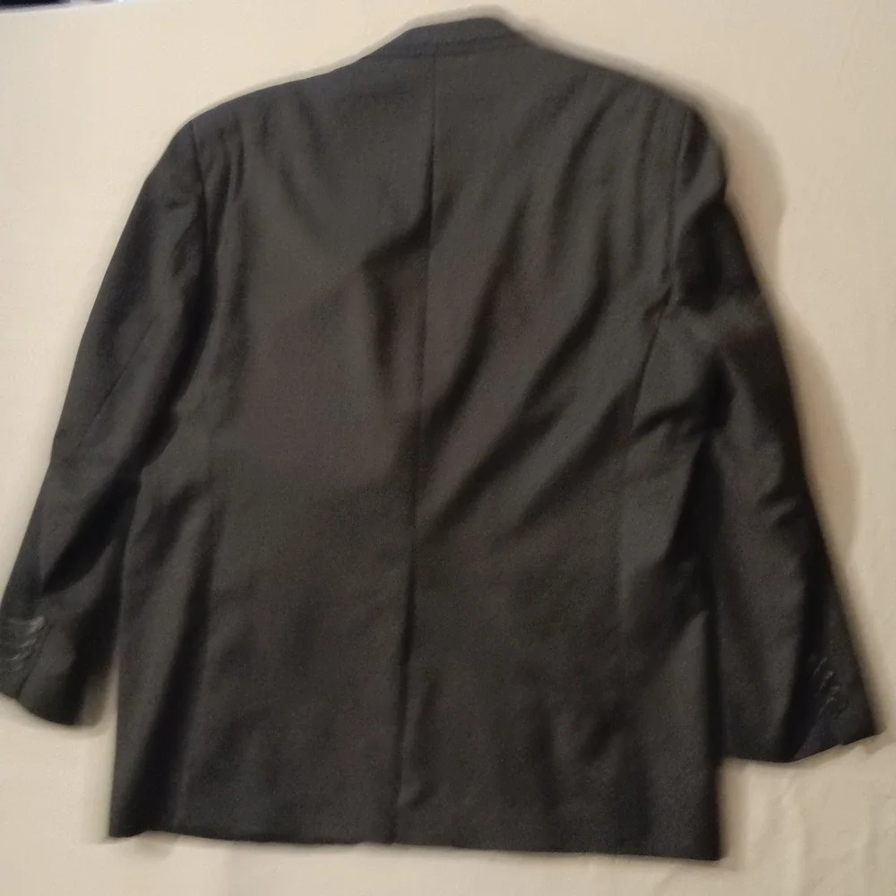 Lauren Ralph Lauren Men's Dark Gray Suit Jacket Blazer 100% Wool‎ – Size 44R